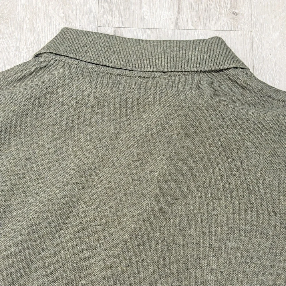 Polo Ralph Lauren Mens L Classic Fit Polo Shirt Olive Green Purple Pony Cotton